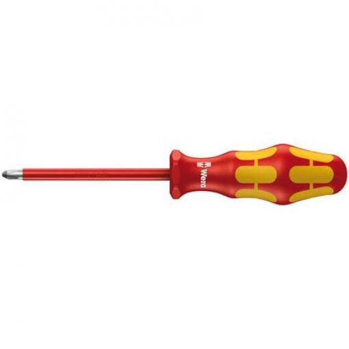 Izolovaný šroubovák, dělka lopatky: 150 mm Izolované hrot PZ3, celková délka: 262 mm Wera