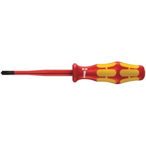 Izolovaný šroubovák, dělka lopatky: 80 mm Izolované hrot PZ1, celková délka: 161 mm Wera