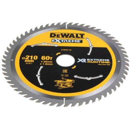 Kotouč pro kotoučovou pilu DeWALT 60 Dřevo 210 mm 1