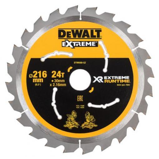 Kotouč pro kotoučovou pilu DeWALT 24 Dřevo 216 mm 1