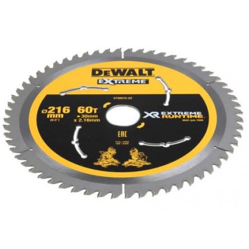 Kotouč pro kotoučovou pilu DeWALT 60 Dřevo 216 mm 1