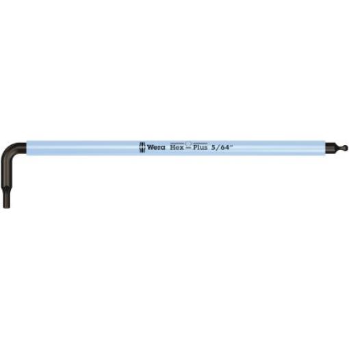 Sada šestihranných klíčů tvar L Imperiální Dlouhé rameno 1.98 mm Wera