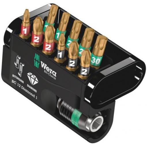 Wera 12 Křížový, Pozidriv, Hvězdicový, Šestihranný Šestihran