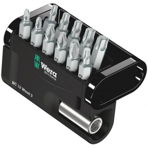 Wera 12 Hvězdicový, Šestihranný, Pozidriv, Křížový Šestihran