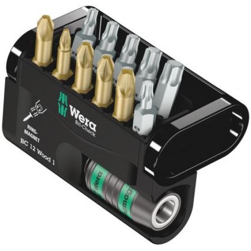 Wera 12 Pozidriv, Křížový, Hvězdicový, Šestihranný Šestihran