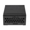Pouzdro Raspberry Pi Kov Černá 32 x 65.5 x 89.5mm