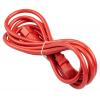 Napájecí šňůra 3 m, Červená, A: Rovný, B: Přímý Polyvinylchlorid, 250 V RS PRO
