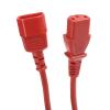 Napájecí šňůra 5 m, Červená, A: Rovný, B: Přímý Polyvinylchlorid, 250 V RS PRO