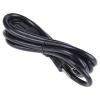 Napájecí šňůra 2 m, Černá, A: Rovný, B: NEMA 5-15 Polyvinylchlorid, 125 V RS PRO