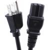Napájecí šňůra 2 m, Černá, A: Rovný, B: NEMA 5-15 Polyvinylchlorid, 125 V RS PRO