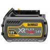 Baterie pro elektrické nářadí DCB546-XJ, 6 Ah 54 V, pro použití s: Elektrické nářadí DeWALT 54V XR DeWALT