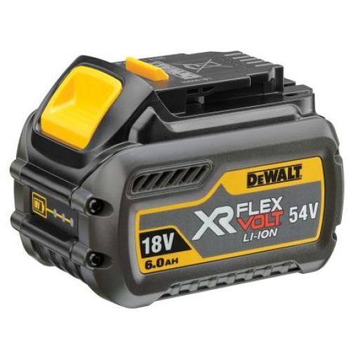 Baterie pro elektrické nářadí DCB546-XJ, 6 Ah 54 V, pro použití s: Elektrické nářadí DeWALT 54V XR DeWALT