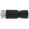 Kulatý konektor, počet kontaktů: 8, Kabel, velikost: M12 HARTING, pohlaví kontaktu: Vnitřní, orientace těla: Rovný