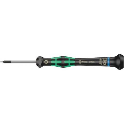 Přesný šroubovák, dělka lopatky: 40 mm Přesný hrot 0.028 in, celková délka: 137 mm Wera