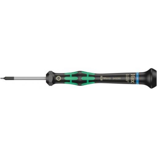 Přesný šroubovák, dělka lopatky: 40 mm Přesný hrot 0.035 in, celková délka: 137 mm Wera