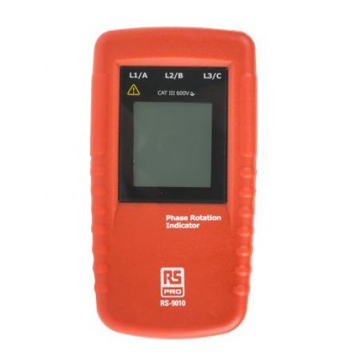 Tester sledu fází Krokosvorka 15 Hz, typ displeje: LCD 400 Hz 690V ac, číslo modelu: RS9010 RS PRO
