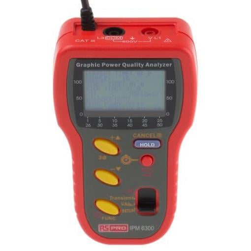 Analyzátor kvality elektrické energie, číslo modelu: IPM6300 RS PRO 600V