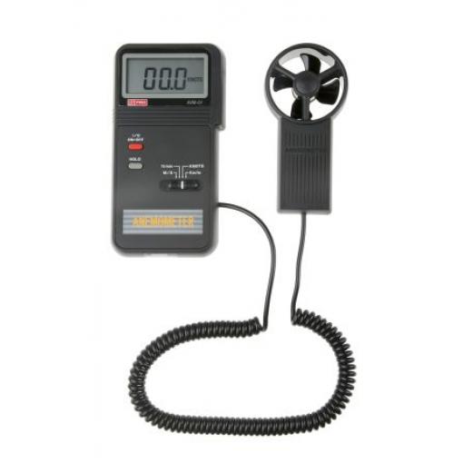 RS PRO Anemometr Rychlost vzduchu, číslo modelu: AVM-01, typ sondy: Lopatka 45 m/s