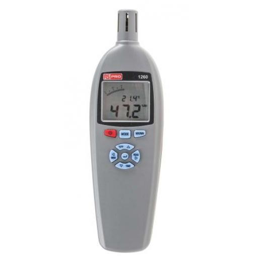 Vlhkoměr, číslo modelu: RS1260 RS PRO, 60 °C ±3 % HR, rozsah vlhkosti: 99 %RH