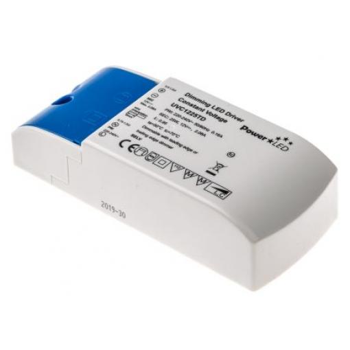 Budič LED, řada: UVC25TD UVC1225TD 12V 2.08A 25W ztlumování: Triak IP20 konstantní napětí PowerLED