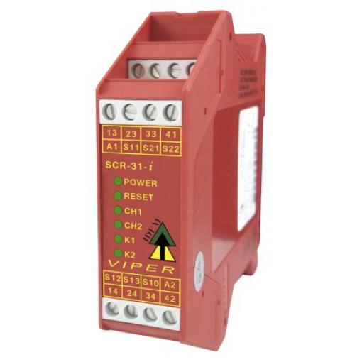 IDEM SCR-31-i Pluggable Terminals Bezpečnostní relé 24 V ac/dc 1 3