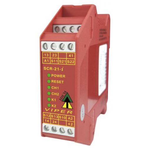 IDEM SCR-21-i Screw Terminals Bezpečnostní relé 24 V ac/dc 1 3
