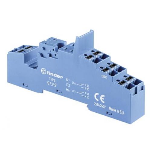 Finder Objímka relé pro Relé 46.52 8 250 V ac 97 Lišta DIN