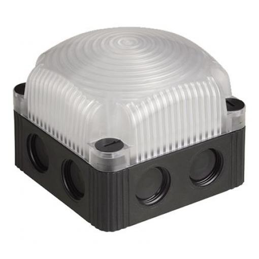 Werma Maják, řada: BWM 853 Stálé barva Čirá 230V ac LED CE Certified IP66, IP67