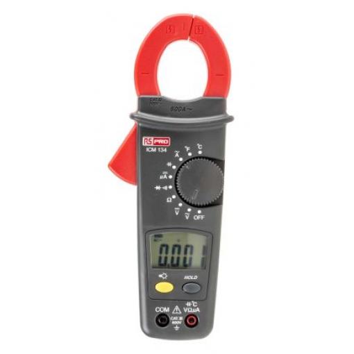 Klešťový měřicí přístroj 750 V ac 1000 V dc 4000 A 600 A 40 MΩ, úroveň kategorie: CAT III, CAT 0, CAT II 400 °C, typ