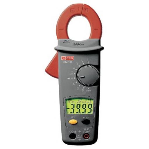 Klešťový měřicí přístroj 750 V ac 1000 V dc 4000 A 600 A 40 MΩ, úroveň kategorie: CAT III, CAT 0, CAT II 400 °C, typ