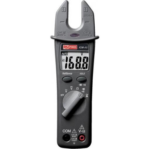 Klešťový měřicí přístroj 750 V ac 1000 V dc 200 A 2 kΩ, úroveň kategorie: KAT IV, CAT III, typ displeje: LCD RS PRO