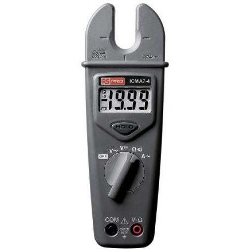 Klešťový měřicí přístroj 600 V ac 600 V dc 200 A 2 kΩ, úroveň kategorie: CAT III, typ displeje: Digitální RS PRO