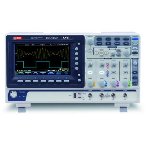 Osciloskop stolní 50MHz, typ displeje: TFT LCD USB, Evropa, Velká Británie 4 analogové kanály RS PRO