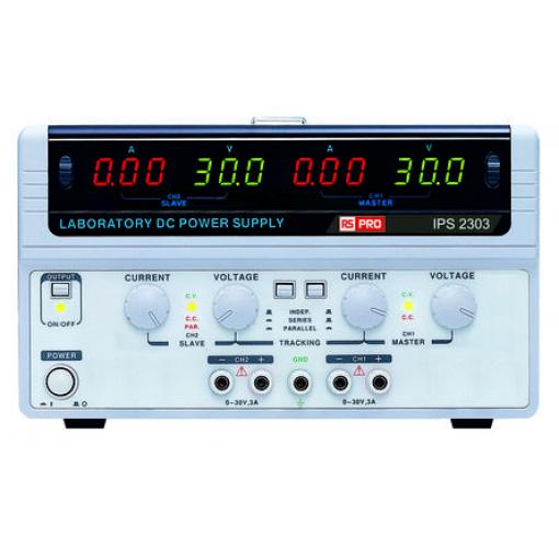 RS PRO Napájecí zdroj stolice Digitální, počet výstupů: 2výstupový 30V ac 3 A 180 W