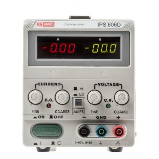 RS PRO Napájecí zdroj stolice Digitální, počet výstupů: 1výstupový 60V 6 A 360 W