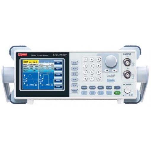 Generátor funkcí a čítač AFG21225 25 MHz 1 μHz, typ rozhraní: USB RS PRO Modulace FM Proměnlivá rychlost procházení