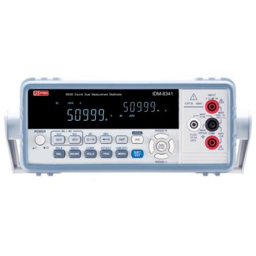 Multimetr IDM-8341/8342 Pracovní stůl 10 A ac, typ displeje: Digitální 750 V ac, číslo modelu: IDM8341 RS PRO True RMS