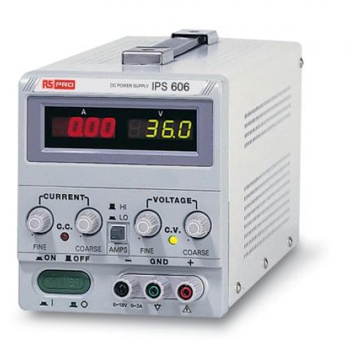 RS PRO Napájecí zdroj stolice Digitální, počet výstupů: 1výstupový 60V 6 A 360 W