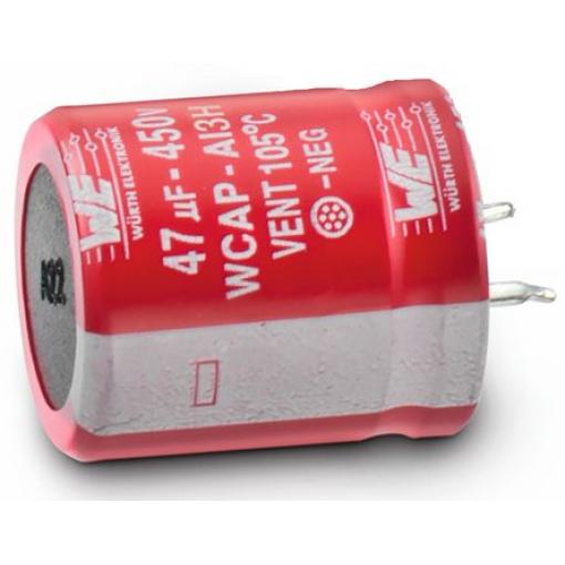 Kondenzátor, řada: WCAP-AI3H 330 μF ±20 % 450 V dc 861141485019, Zacvakávací montáž Wurth Elektronik