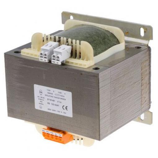 Transformátor pro montáž na podvozek 1600 VA, počet výstupů: 2, sekundární napětí: 2 x 115 V ac RS PRO