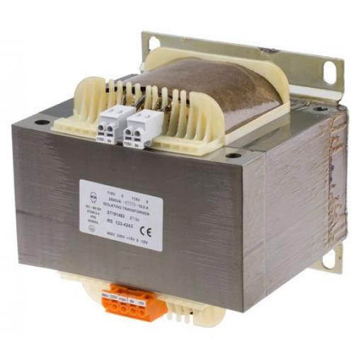 Transformátor pro montáž na podvozek 2500 VA, počet výstupů: 2, sekundární napětí: 2 x 115 V ac RS PRO
