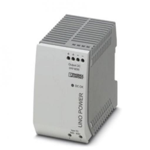 Phoenix Contact Měnič DC/DC UNO-PS/350-900DC/24DC/60W, výstup: 24 V dc 8 kV dc, Vin 1000V dc 2.5 A, Vin 350V 60 W 70 °C