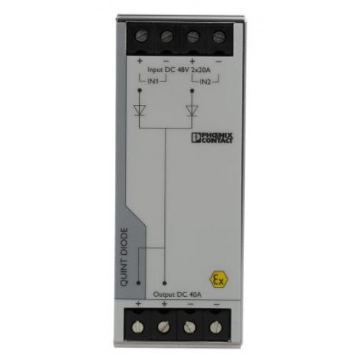 Phoenix Contact Modul diod pro montáž na lištu DIN QUINT4-DIODE/48DC/2X20/1X40