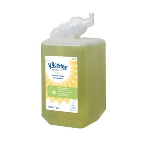KLEENEX Pěnový čisticí prostředek na ruce, Zelená, Kleenex Fresh, 1000 mL náplň, sortiment: KLEENEX