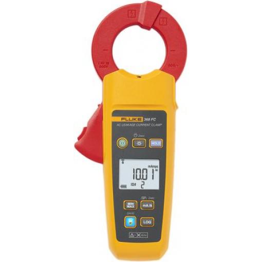 Klešťový měřicí přístroj 60 A, úroveň kategorie: CAT III, typ displeje: LCD Fluke 368 FC, ISOCAL