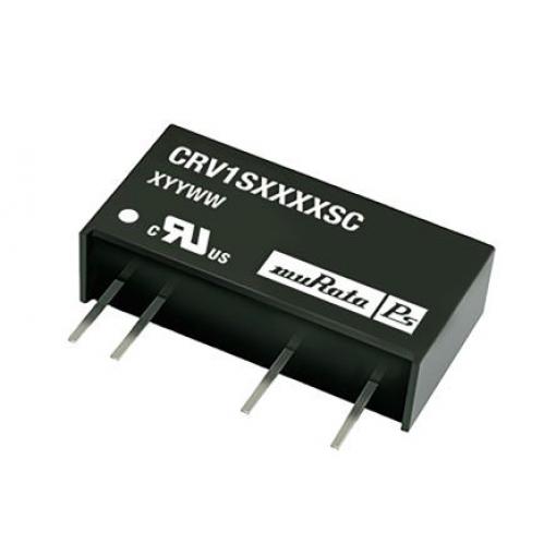 Murata Power Solutions Měnič DC/DC CRV1, výstup: ±12 V 3 kV dc, Vin 13.2V dc 42 mA, Vin 10.8V 1 W -40 °C 85 °C Průchozí