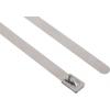 Stahovací páska Roller 360 mm 7.9mm Stříbrná Nerezová ocel RS PRO
