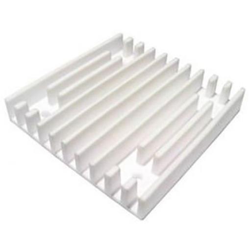 SPREADFAST Chladič, řada: Ceramic Heat Spreader Finned pro Univerzální Hranatá Keramická 3.1°C/W, 5.8 °C/W 6 mm 85 mm 85