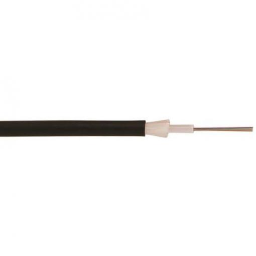 RS PRO Optický kabel Nízko dýmivý bezhalogenový plášť, Černá