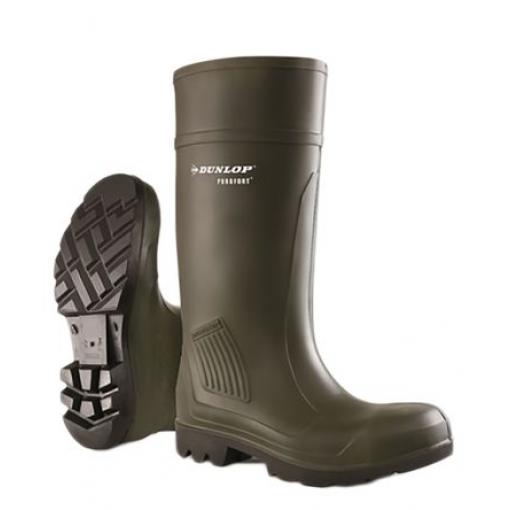 A, řada: Purofort Bezpečnostní obuv obuv Unisex, Nerezová ocel 10.5, Zelená Ano Dunlop 45 SRC